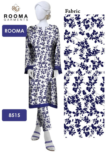 Cotton 2 piece Suit Allover Unstitched