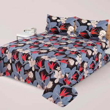 Premium Cotton Super King Bedsheet - Special Addition- MS11