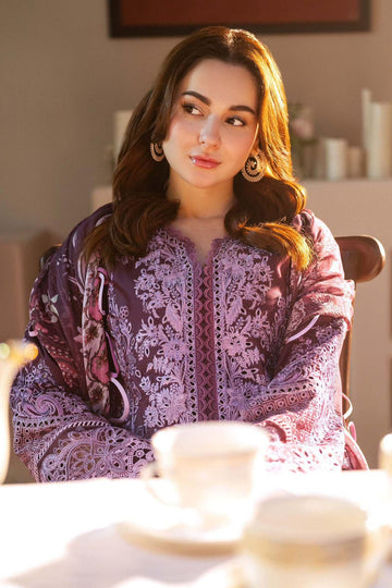 Sapphire 3PC Embroidered Lawn Suit