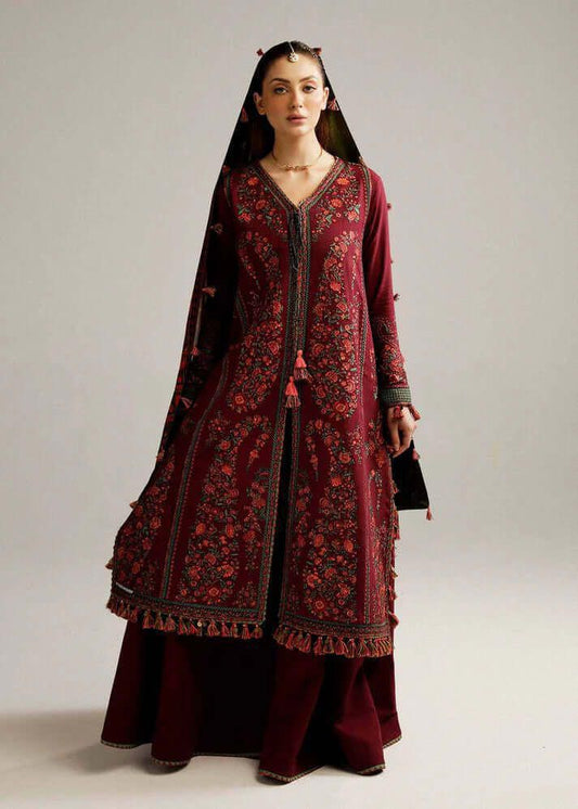 Sapphire 3PC Embroidered Lawn Suit