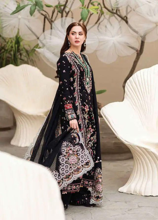 Sapphire 3PC Embroidered Lawn Suit