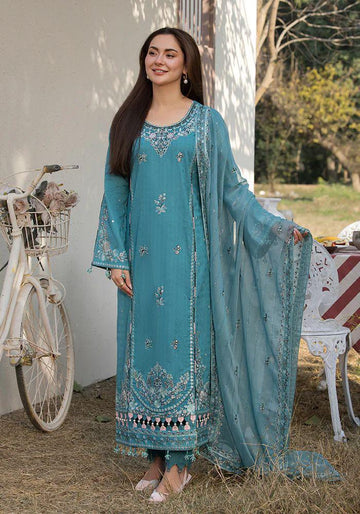 Sapphire 3PC Embroidered Lawn Suit