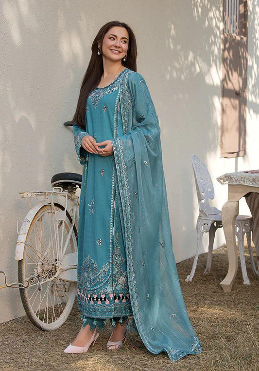 Sapphire 3PC Embroidered Lawn Suit