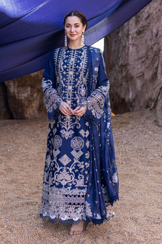 Sapphire 3PC Embroidered Lawn Suit