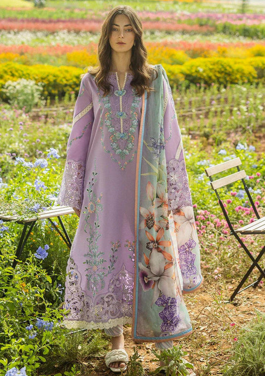 Sapphire 3PC Embroidered Lawn Suit