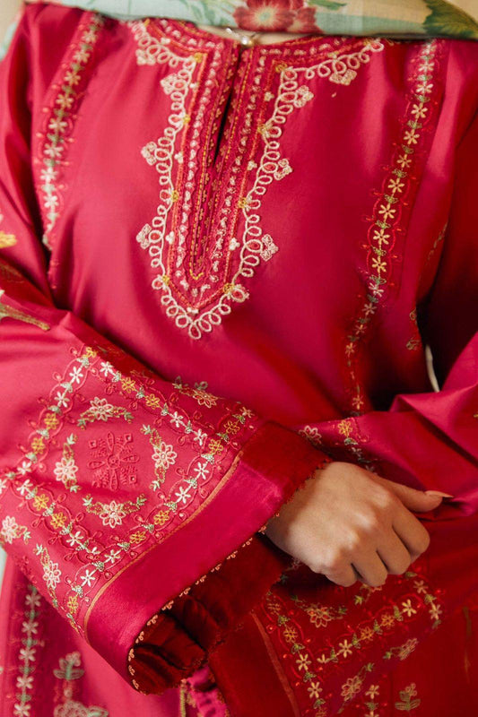 Sapphire 3PC Embroidered Lawn Suit