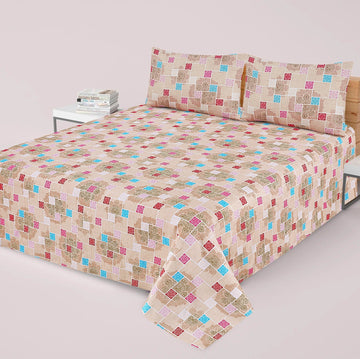 3PC Cotton Bedsheet BD-70