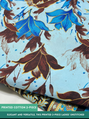2 Piece Printed Summer Cotton #23
